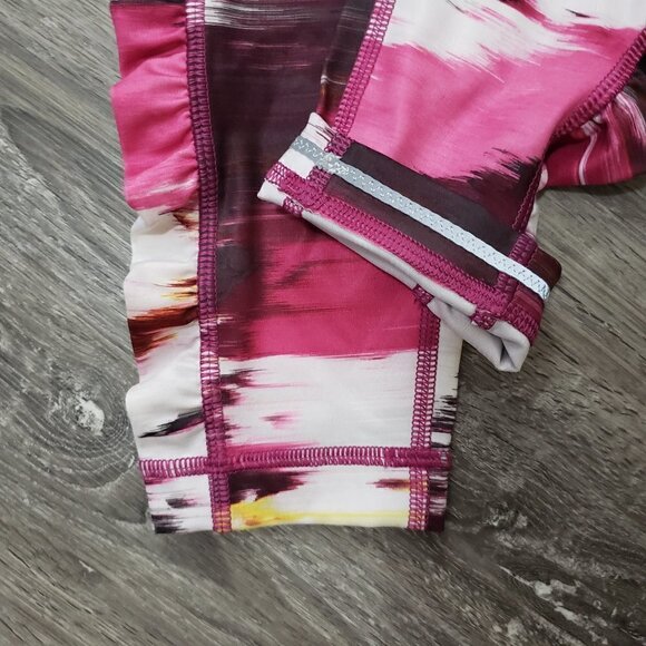 Lululemon Run: Speed Tight Pigment Wind Berry Rumble Multi / Black Sz 6 - Picture 6 of 11